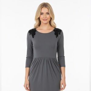 Karlie size small grey sequin cocktail dress